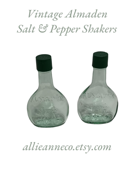 Almaden Vintage Salt and Pepper Shakers